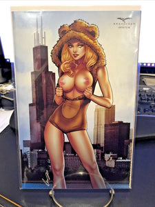Grimm Fairy Tales Robyn Hood Outlaw #2 1/100 NUDE C2E2 ELIAS CHATZ Exclusive NM+