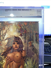 Load image into Gallery viewer, CAVEWOMAN RED MENACE #1 1/100 EBAS JAY CO EXCLUSIVE PGX 9.8 NM+ SUPER RARE VAR