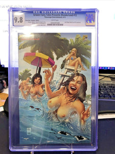 Grimm Fairy Tales Wonderland #12 1/100 CGC 9.8 SDCC Anthony Spay Nude Exclusive